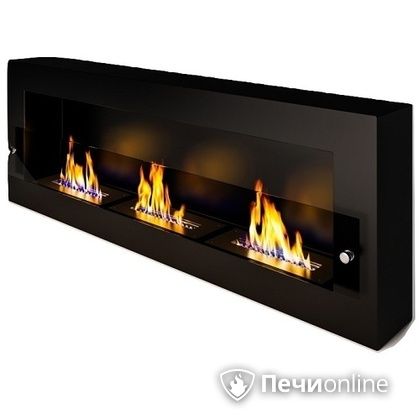 Биокамин ЭкоЛайф Fire Line Glass black burgundy в Ноябрьске